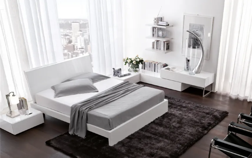 Design di una camera da letto moderna