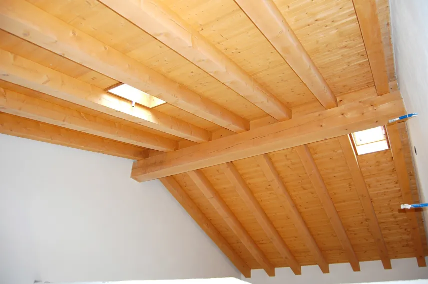 Esempio tetto in legno ventilato