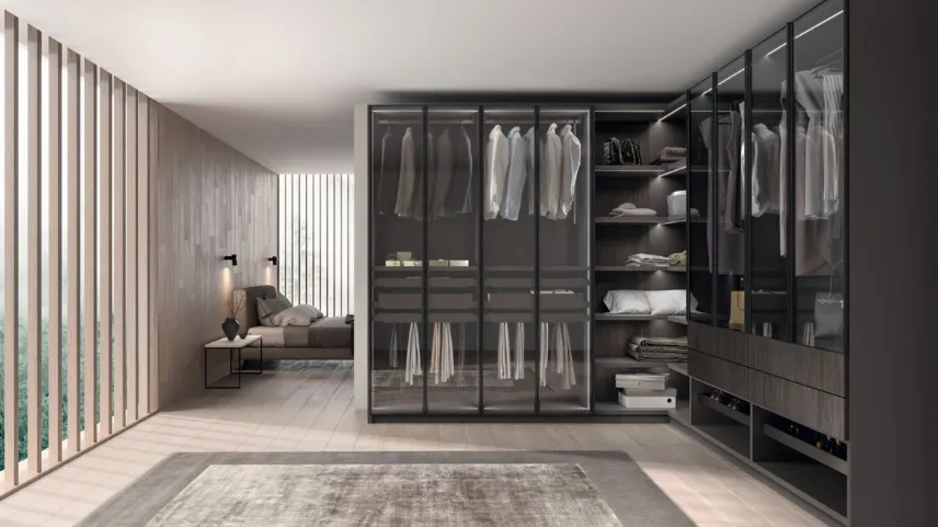 Cabina armadio Walk-in Fluida di Scavolini