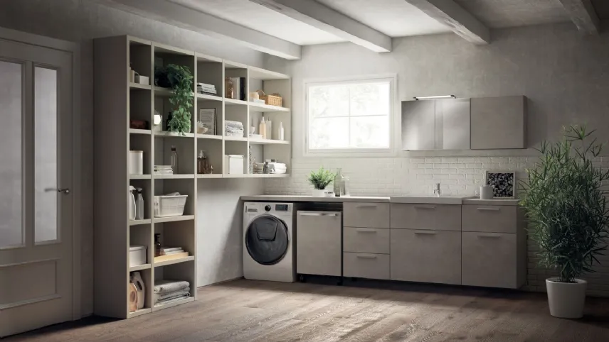 Zona lavanderia Laundry Space  di Scavolini