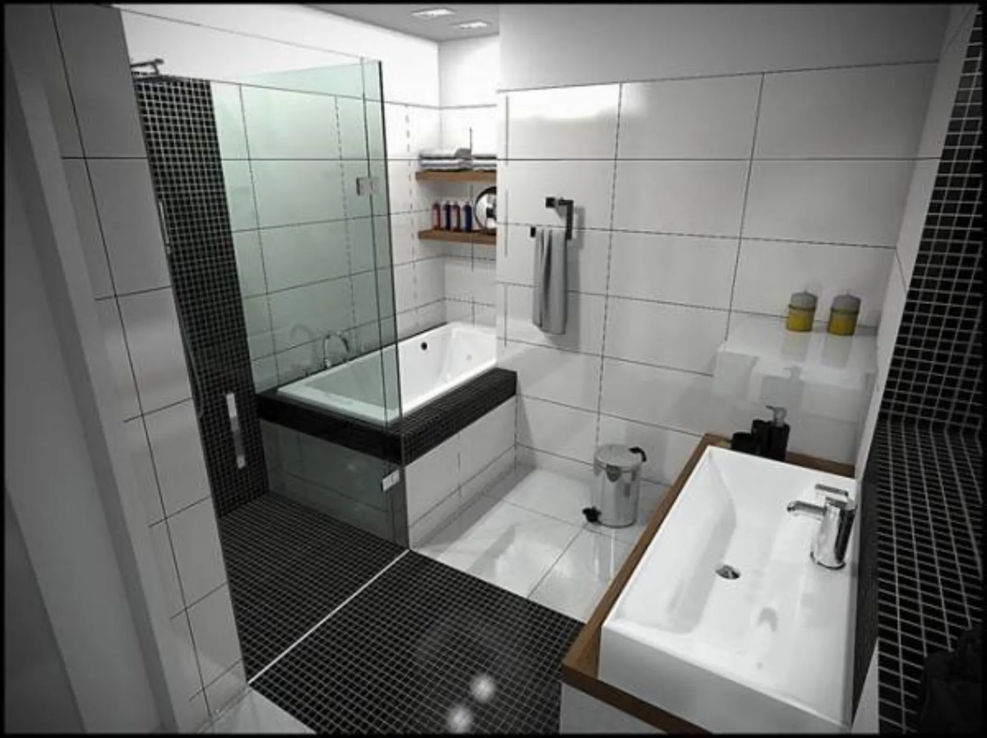 Ванная комната дизайн мал размер. Черно белая ванная. Черная плитка в ванной комнате. Небольшая ванная комната. Интерьер маленькой ванной комнаты.