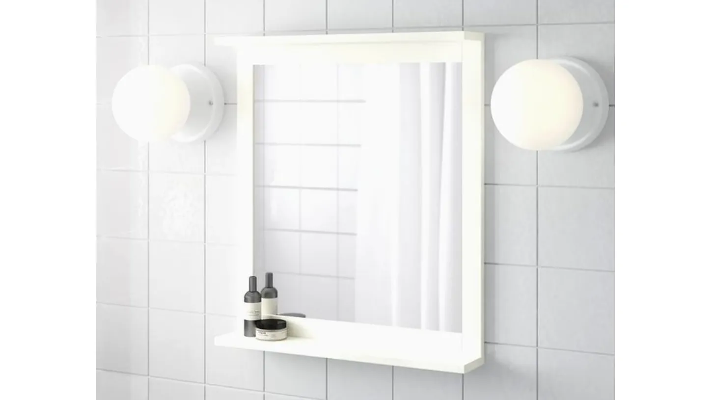 Specchio bagno Ikea con mensola