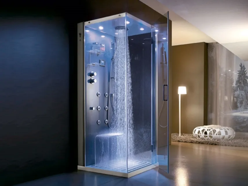 Un semplice box doccia idromassaggio