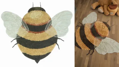 Tappeto Bee di Lorena Canals