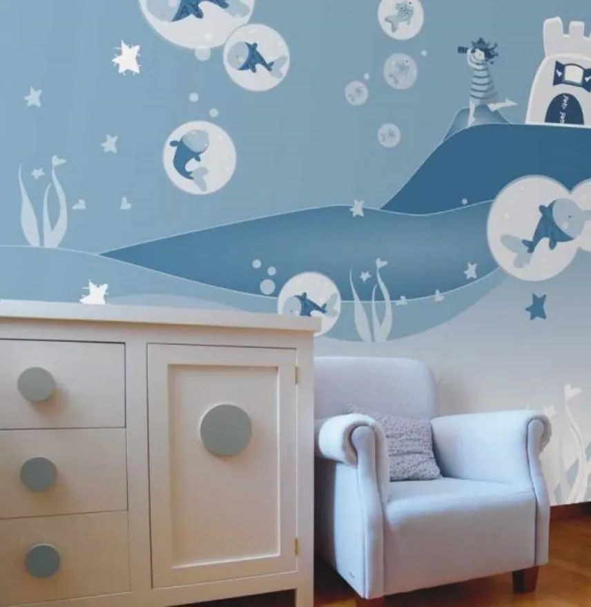Come decorare le pareti delle camerette per neonati