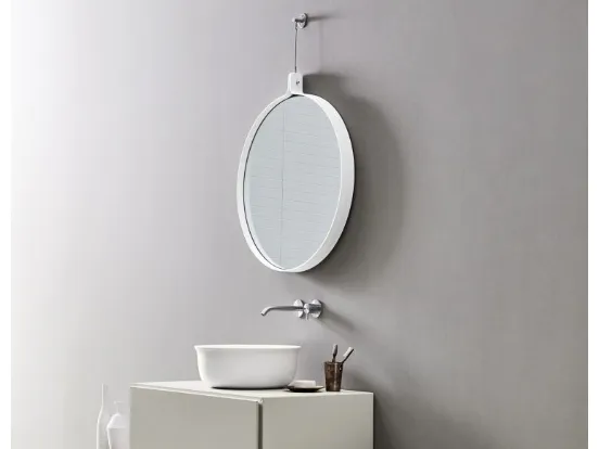 Specchio rotondo piccolo per bagno