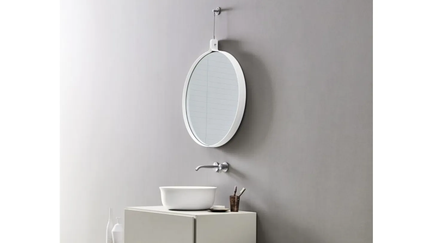 Specchio rotondo piccolo per bagno