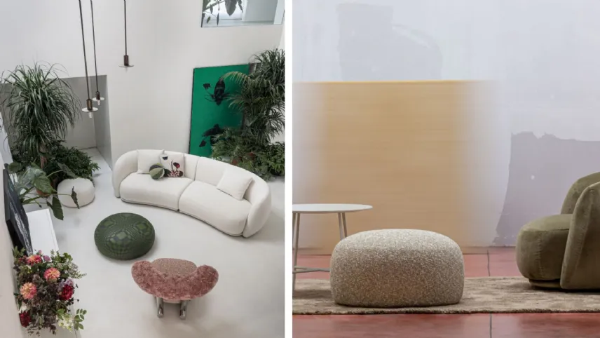 Collezione Pacific Pouf di Moroso