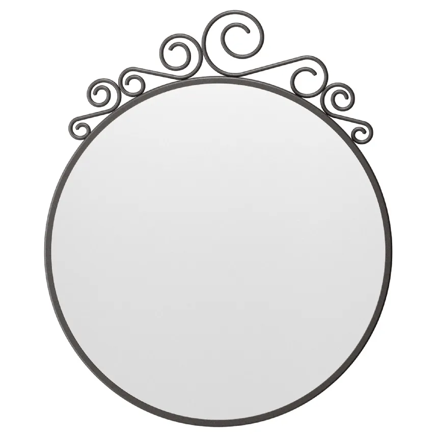 Specchio tondo della serie Ekne di Ikea