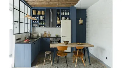 Cucina piccola ad angolo