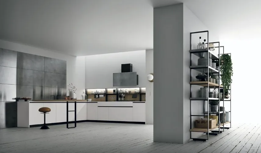 Soho – Doimo Cucine – laccato opaco bianco