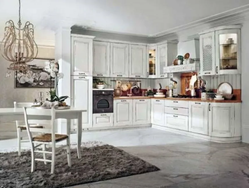cucina legno bianco