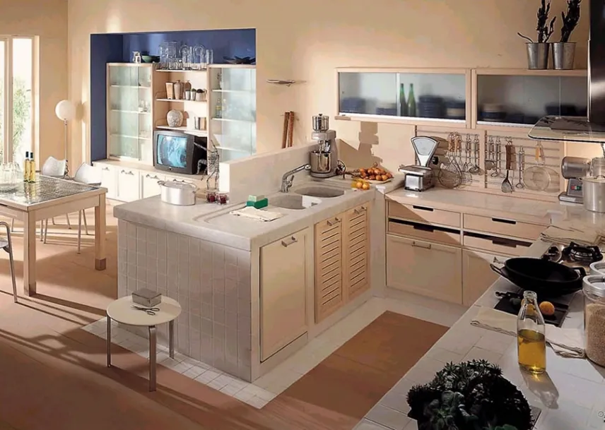 Cucine in muratura stile moderno