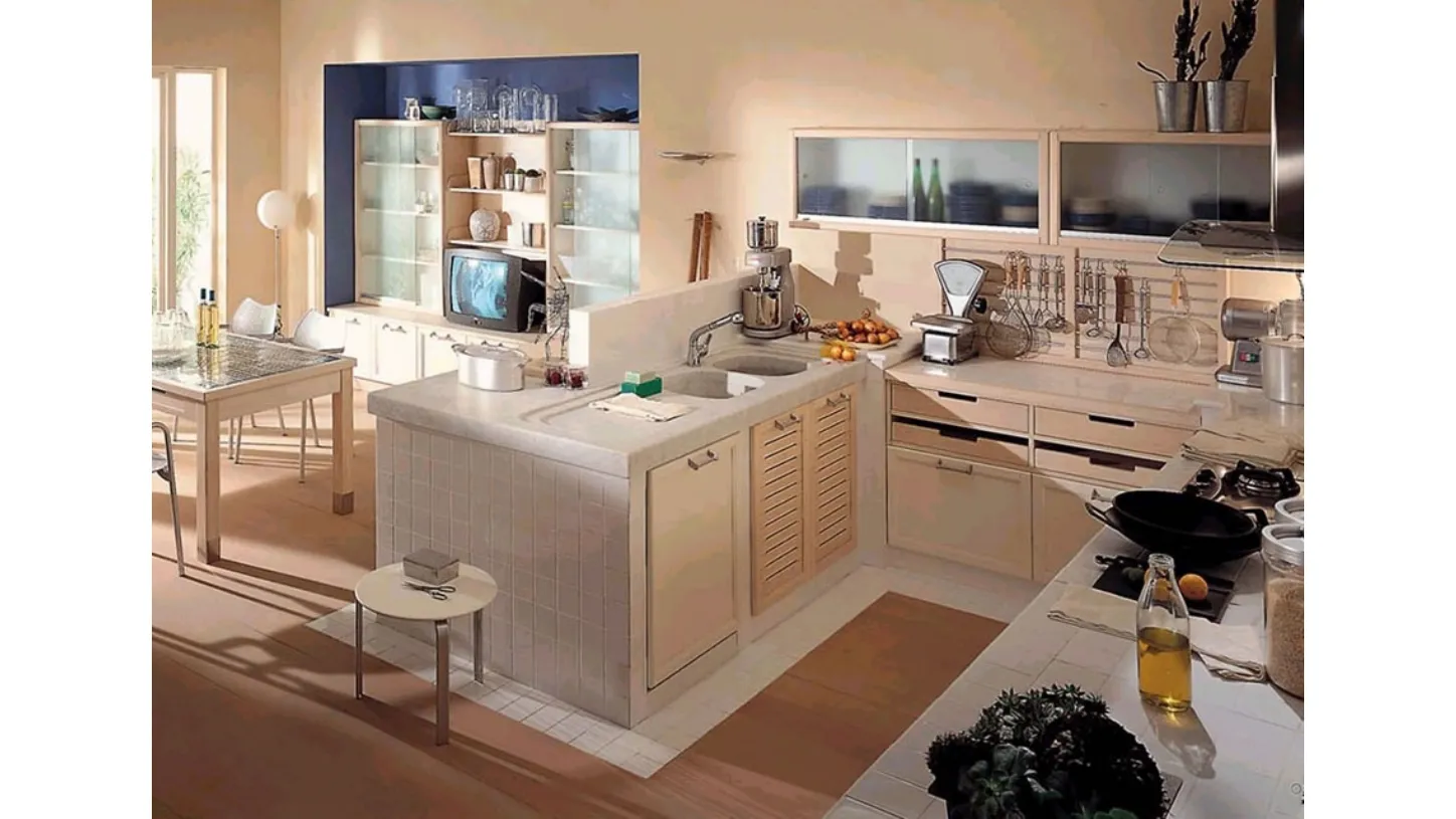 Cucine in muratura stile moderno