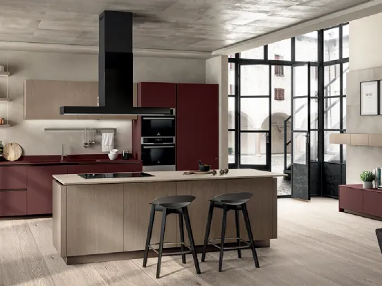 Cucina Liberamente di Scavolini, top in Fenix