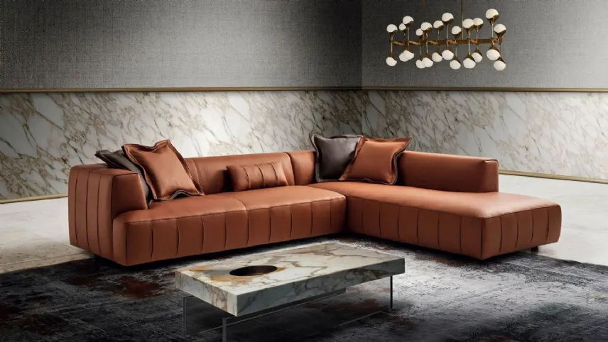 Divano in pelle Roxy di Gurian