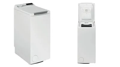 Lavatrice a libera installazione a carica dall'alto Zen Tdlr 6252BS IT di Whirlpool da 6,0 kg