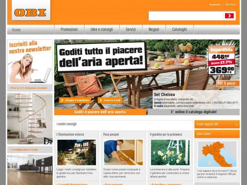 Il sito www.obi-italia.it