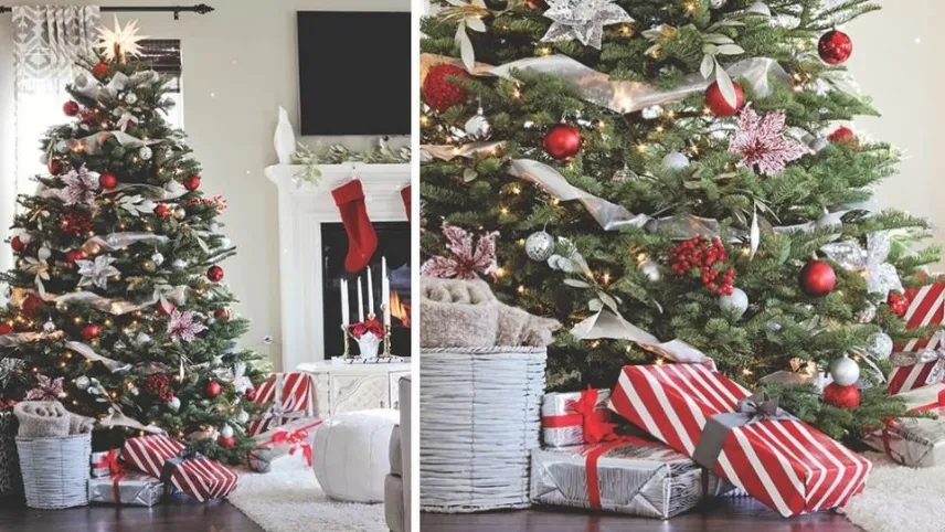 immagine di albero di Natale tradizionale
