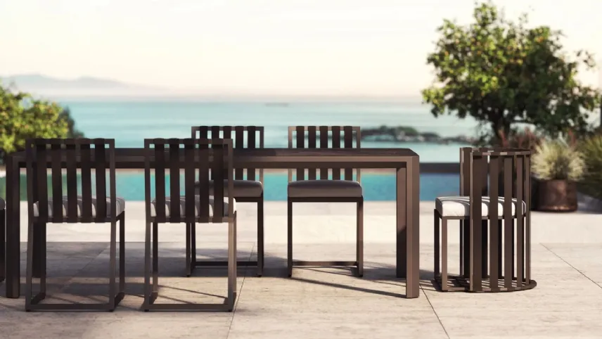 Tavolo allungabile da giardino Metropolitan di Braid