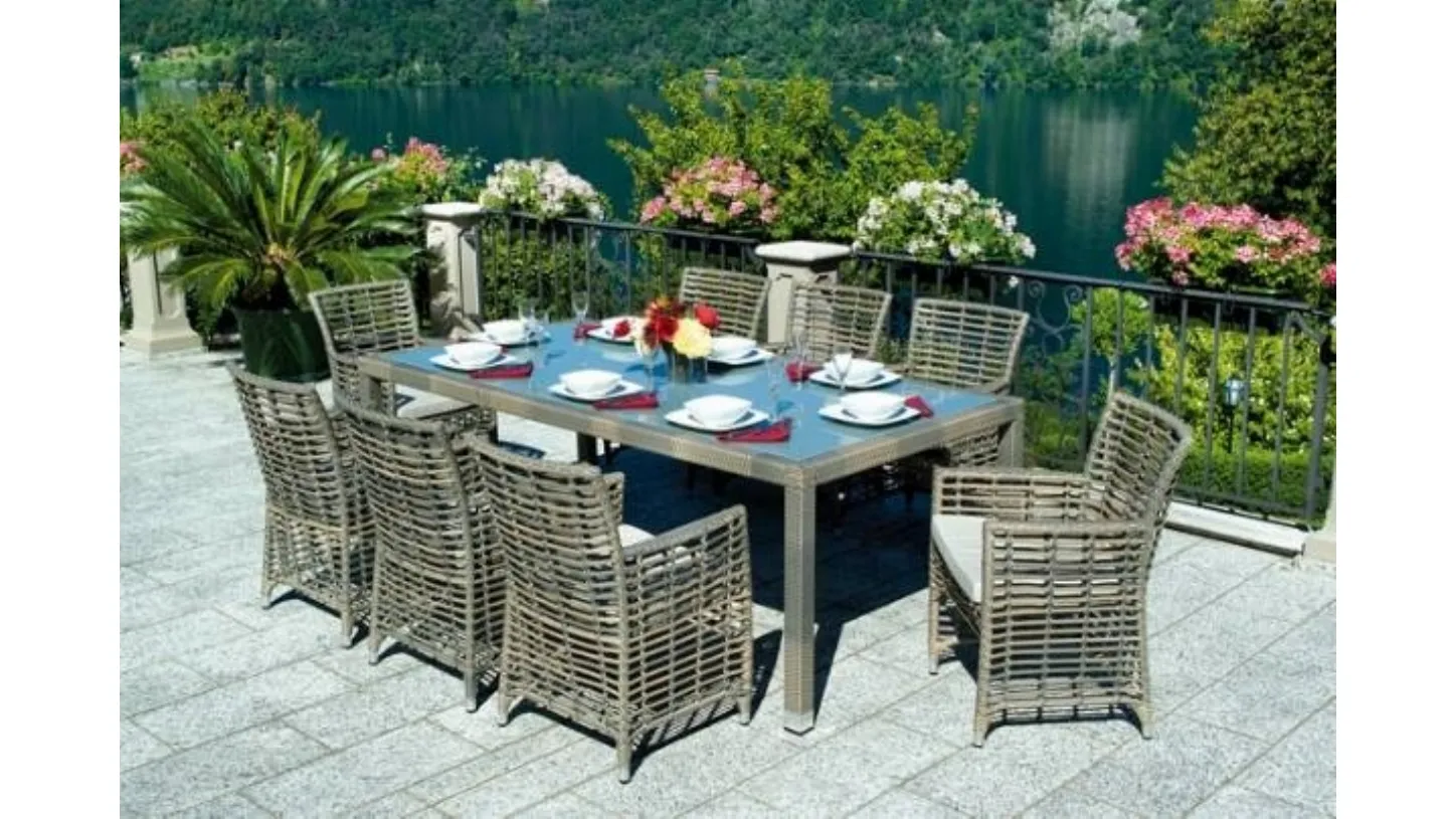 Greenwood, dining set Matera per esterni