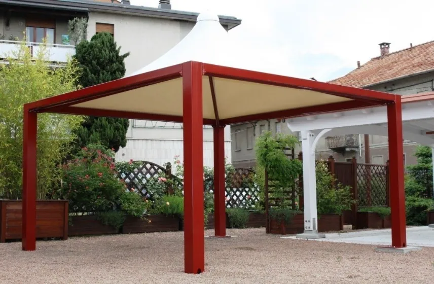 gazebo in ferro moderno