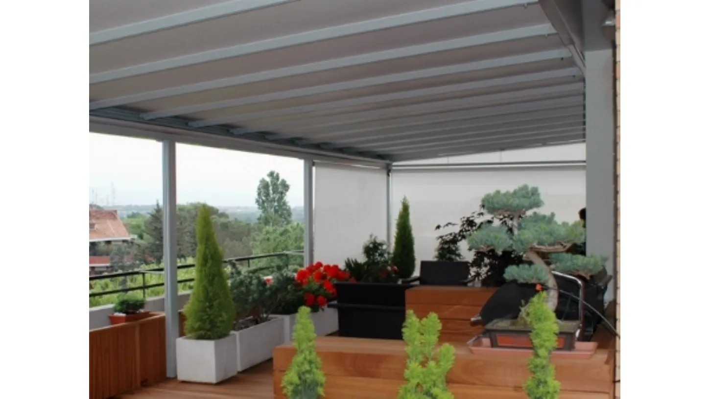 terrazzo con pergola