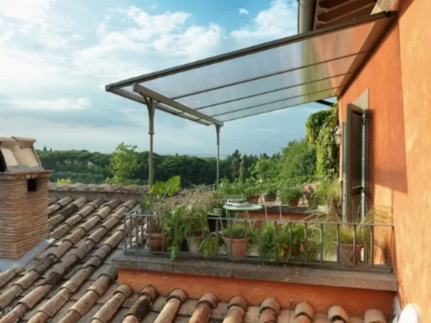 pergola su tetto