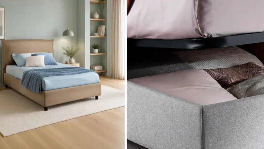 Perdormire - Letto Tuscany 2.0 basic beige