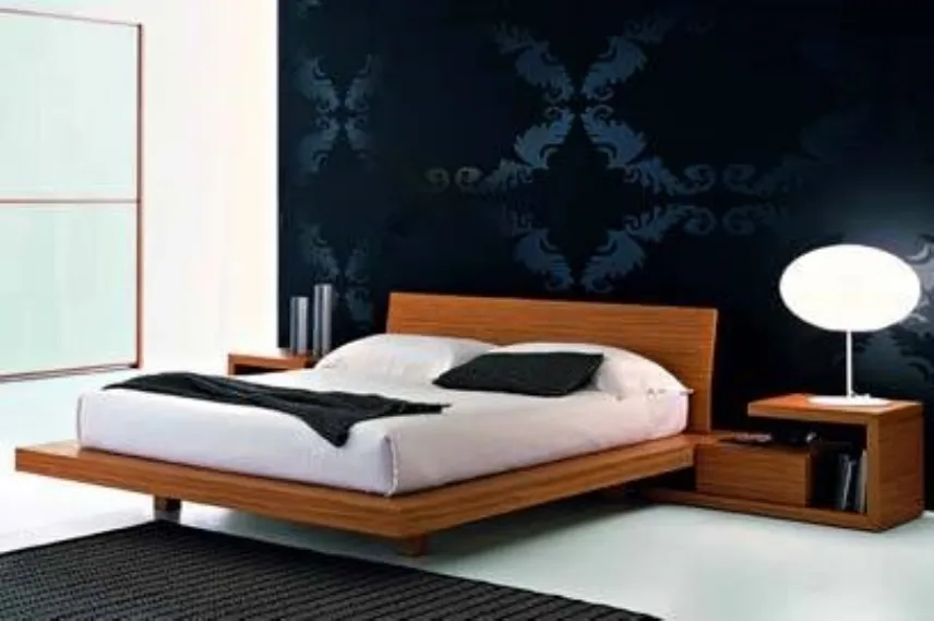 Letto Plaza affiancato da due panche Concept 