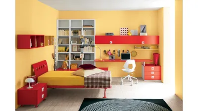 camere da letto dei bambini colorata