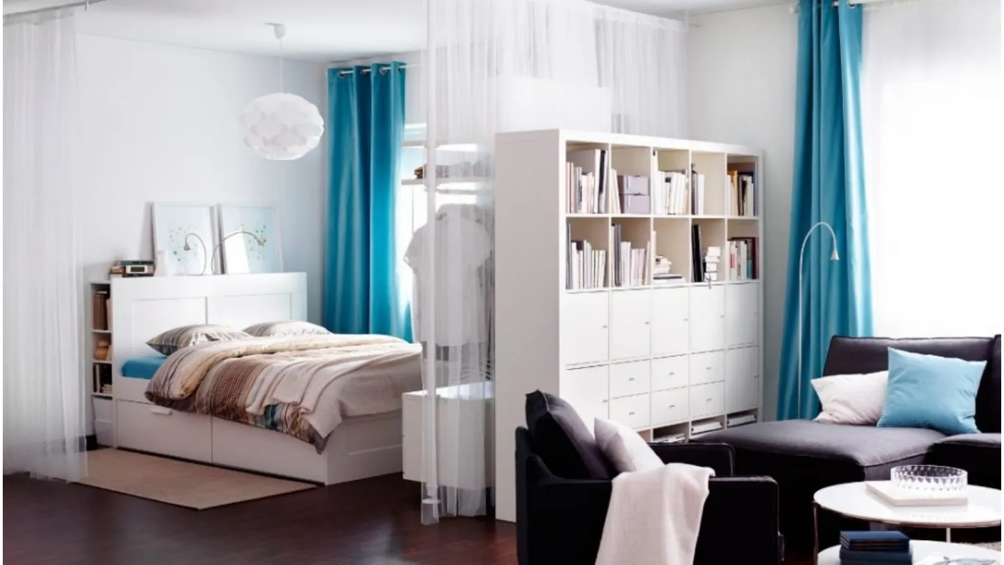 Camera da letto proposta da Ikea