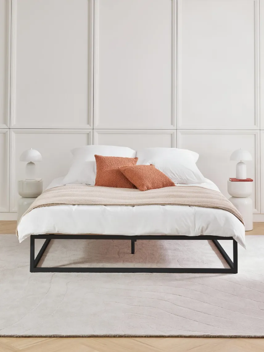 Westwing Collection - Letto in metallo Neptun