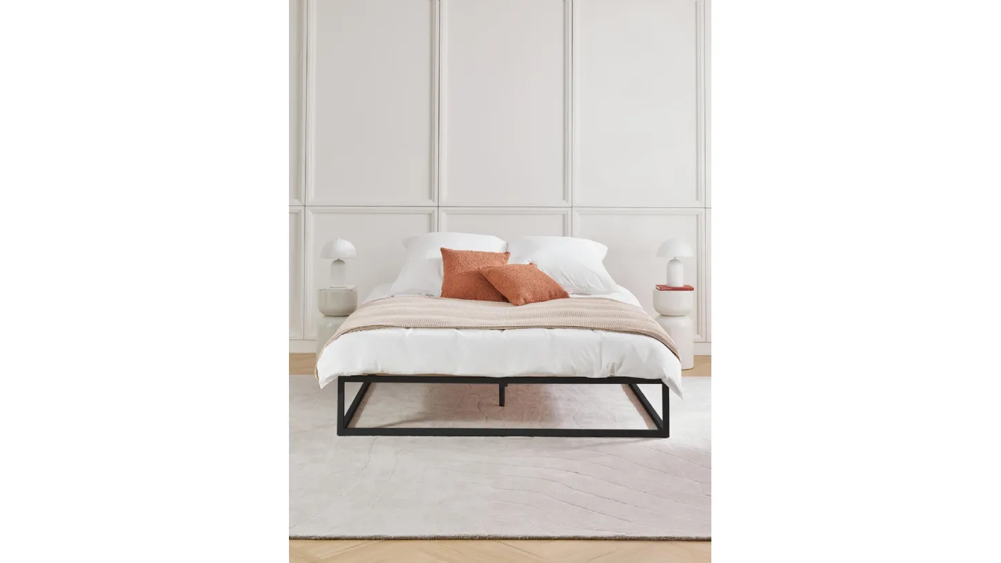 Westwing Collection - Letto in metallo Neptun