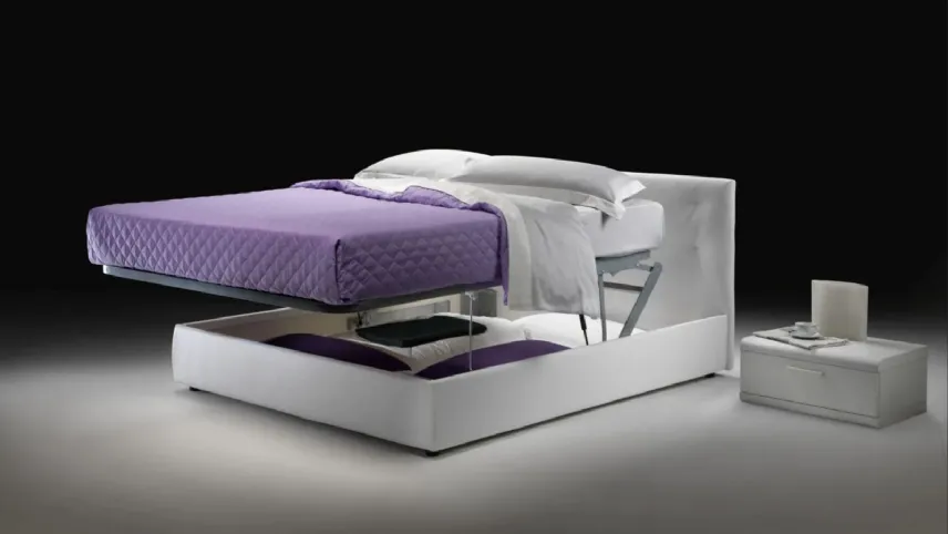 Letto con contenitore Boston di Bemade