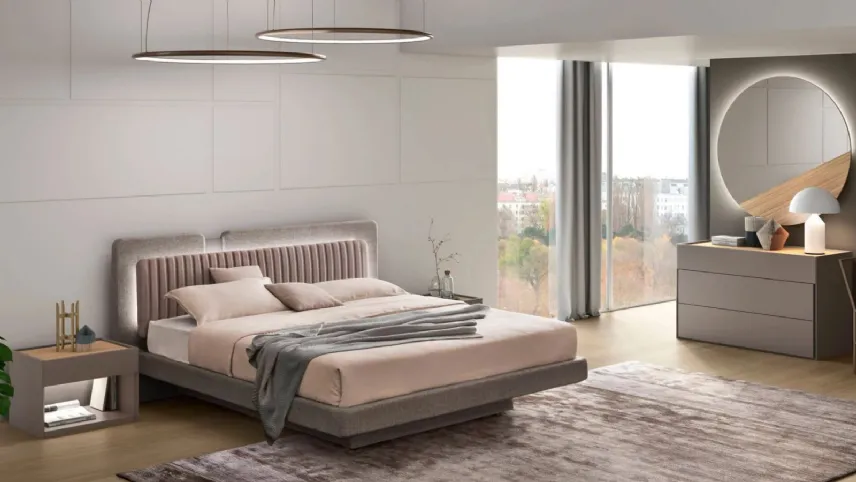 Ginger Imbottito di Maronese: testiera con luce LED led