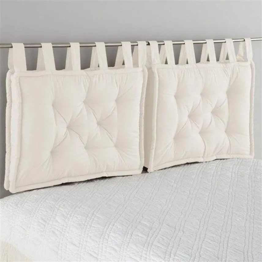 cuscini a muro per letto