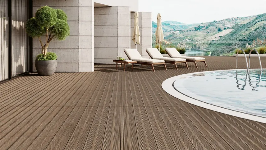 Deck Plus di Margres - Gres effetto legno, coefficiente di antiscivolo R11 C