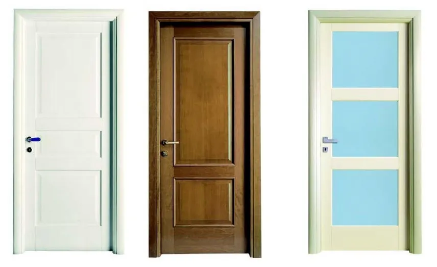 Diverse tipologie di porte in legno