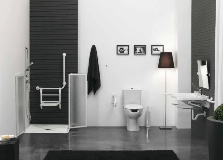 Esempio di porta di bagno per disabili