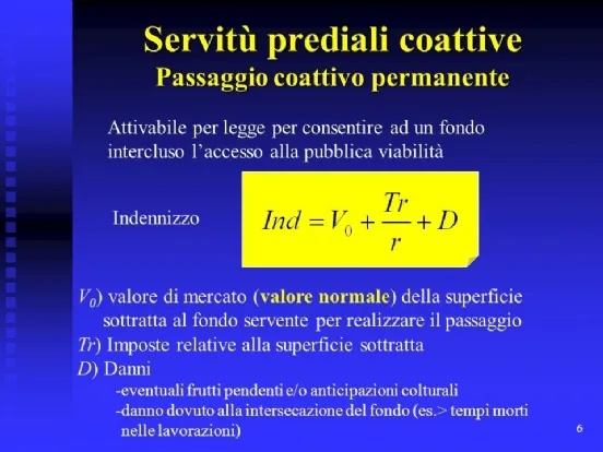 Servitù prediali coattive