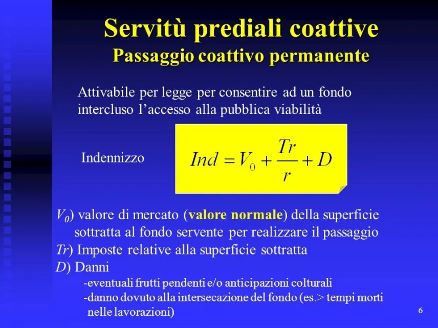 Servitù prediali coattive