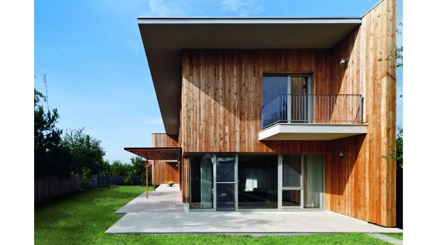 casa in legno moderna