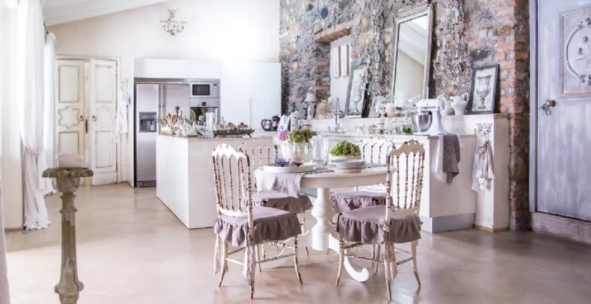 Una cucina in stile Shabby Chic