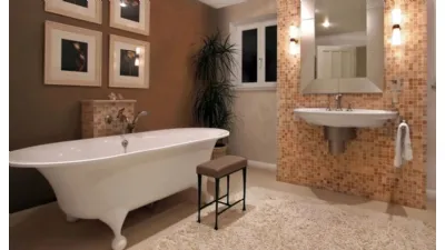 Bagno rinnovato con il microcemento Sika