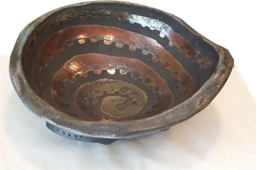 Ciotola in ceramica Raku