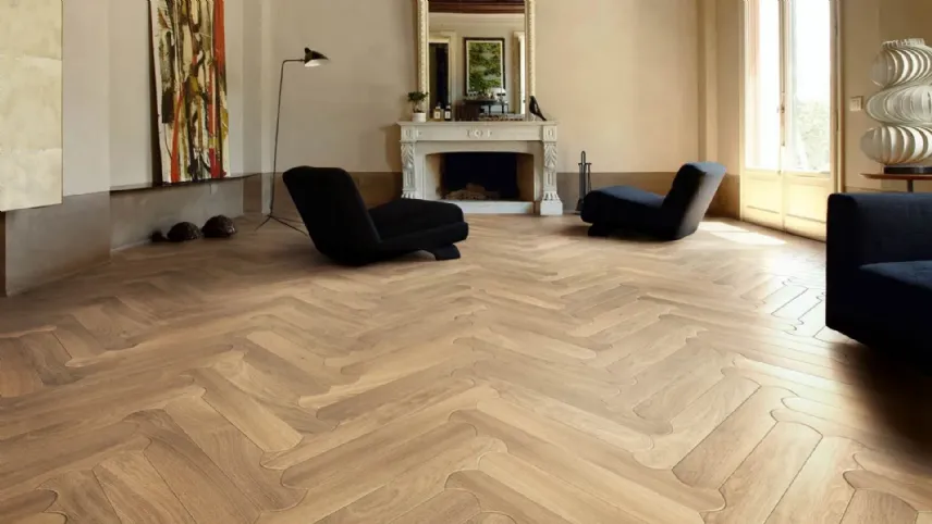 Parquet in massello Biscuit 2 | 90 | Rovere Civita 1695 - Listone Giordano