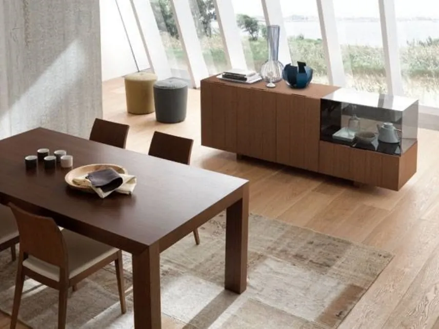 Armobil, Tecla credenza con teca in vetro